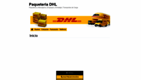 What Paqueteriadhl.com.mx website looks like in 2024 