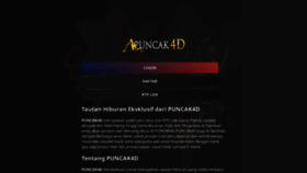 What Puncak4d.com website looks like in 2024 
