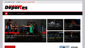 What Paranadeportes.com.ar website looks like in 2024 
