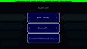 What Psazf.com website looks like in 2024 