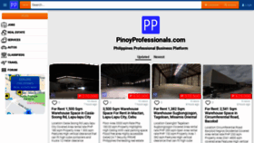 What Pinoyprofessionals.com website looks like in 2024 
