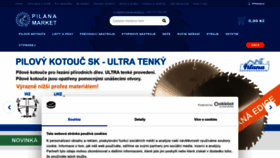 What Pilanamarket.cz website looks like in 2024 