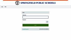 What Prportal.springfieldschools.com website looks like in 2024 