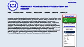 What Pharmacyjournal.net website looks like in 2024 