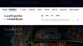 What Pacificsothebysrealty.com website looks like in 2024 