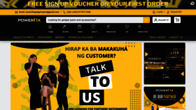 What Powerfix.ph website looked like in 2024 (1 year ago)