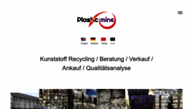 What Plasticmine.de website looks like in 2024 