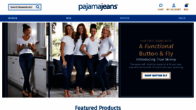 What Pajamajeans.com website looks like in 2024 