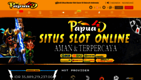 What Papua4d.vip website looks like in 2024 