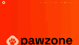 What Pawzone.io website looks like in 2024 