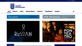 What Pontevedra.gal website looks like in 2024 