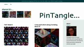 What Pintangle.com website looks like in 2024 