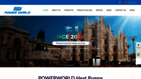 What Powerworldhp.com website looks like in 2024 