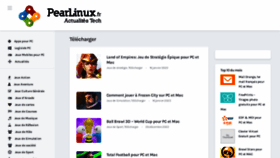 What Pearlinux.fr website looks like in 2024 
