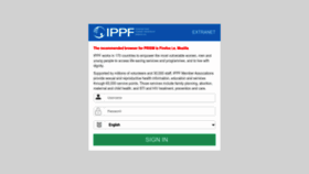 What Prism.ippf.org website looks like in 2024 