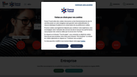 What Pole-emploi.fr website looks like in 2024 