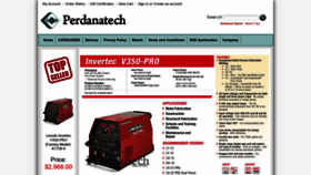 What Perdanatech.com website looks like in 2024 