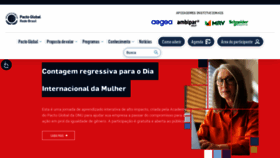 What Pactoglobal.org.br website looks like in 2024 
