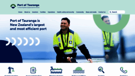 What Port-tauranga.co.nz website looks like in 2024 