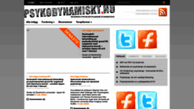 What Psykodynamiskt.nu website looks like in 2024 