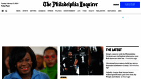 What Philly.com website looks like in 2024 