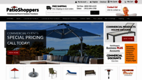 What Patioshoppers.com website looks like in 2024 