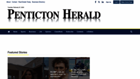 What Pentictonherald.ca website looks like in 2024 