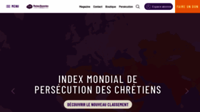 What Portesouvertes.fr website looks like in 2024 