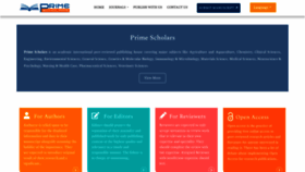 What Primescholars.com website looks like in 2024 