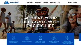 What Pacificlife.com website looks like in 2024 
