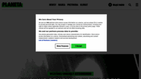 What Planeta.fm website looks like in 2024 