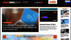What Primerafuente.com.ar website looks like in 2024 