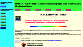 What Populstat.info website looks like in 2024 