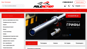 What Poleaction.ru website looked like in 2024 (2 years ago)