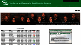 What Professionalagmarketing.com website looks like in 2024 