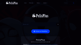 What Pelisplus3.rip website looks like in 2024 