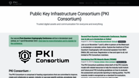 What Pkic.org website looks like in 2024 