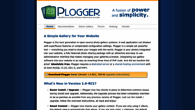 What Plogger.org website looks like in 2024 