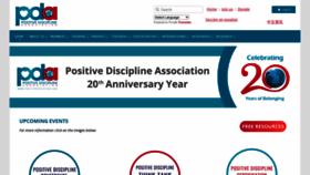 What Positivediscipline.org website looks like in 2024 