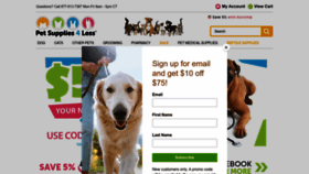 What Petsupplies4less.com website looks like in 2024 