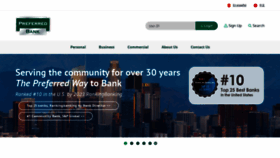 What Preferredbank.com website looks like in 2024 