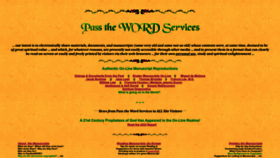 What Passtheword.org website looks like in 2024 