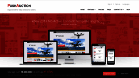 What Pushauction.com website looked like in 2024 (1 year ago)