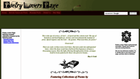 What Poetryloverspage.com website looked like in 2024 (1 year ago)