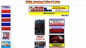 What Polishamericancenter.org website looks like in 2024 