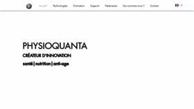 What Physioquanta.com website looks like in 2024 