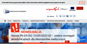 What Pca.gov.pl website looked like in 2024 (1 year ago)