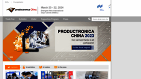 What Productronicachina.com.cn website looks like in 2024 