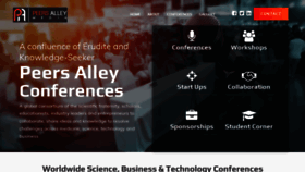 What Peersalleyconferences.com website looks like in 2024 
