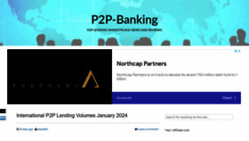 What P2p-banking.com website looks like in 2024 
